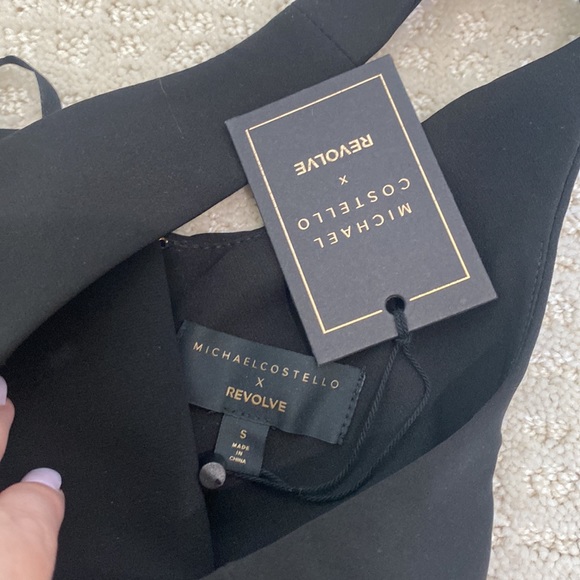 Revolve x Michael costello Essex jumpsuit in black - Picture 4 of 4